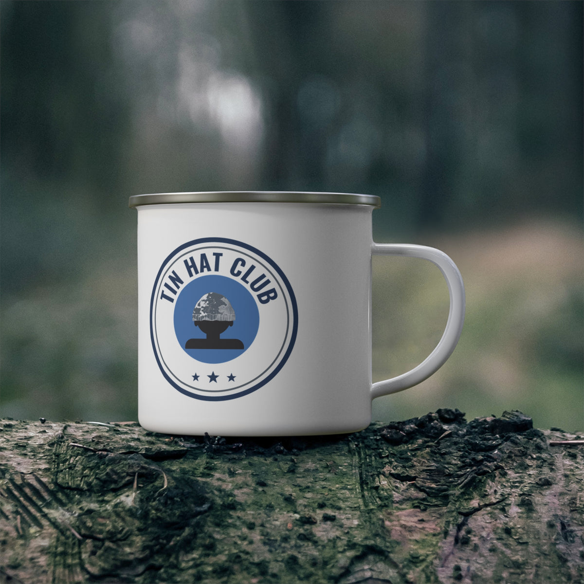 Tin Hat Club Enamel Camp Mug