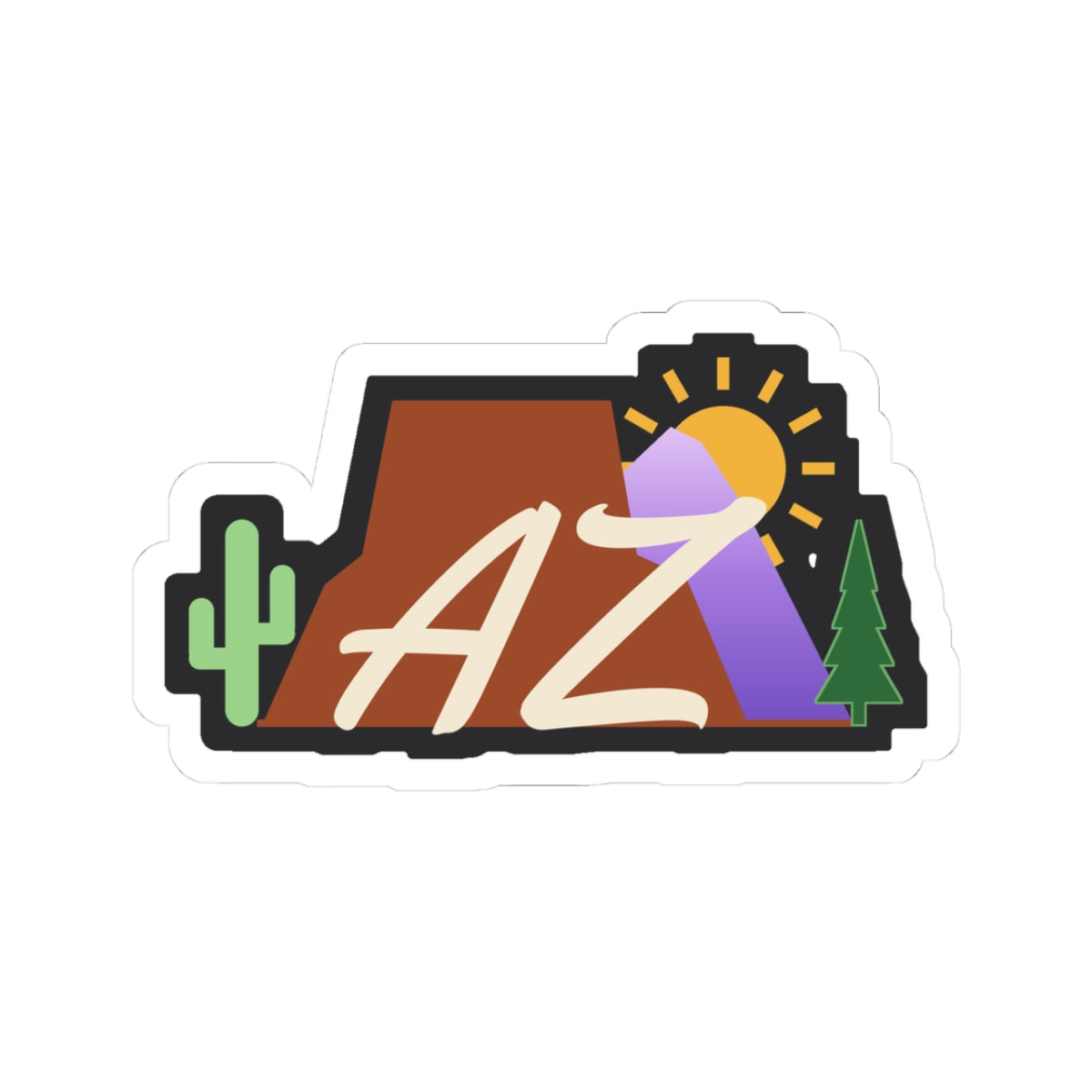 Places We Love AZ Emblem Sticker