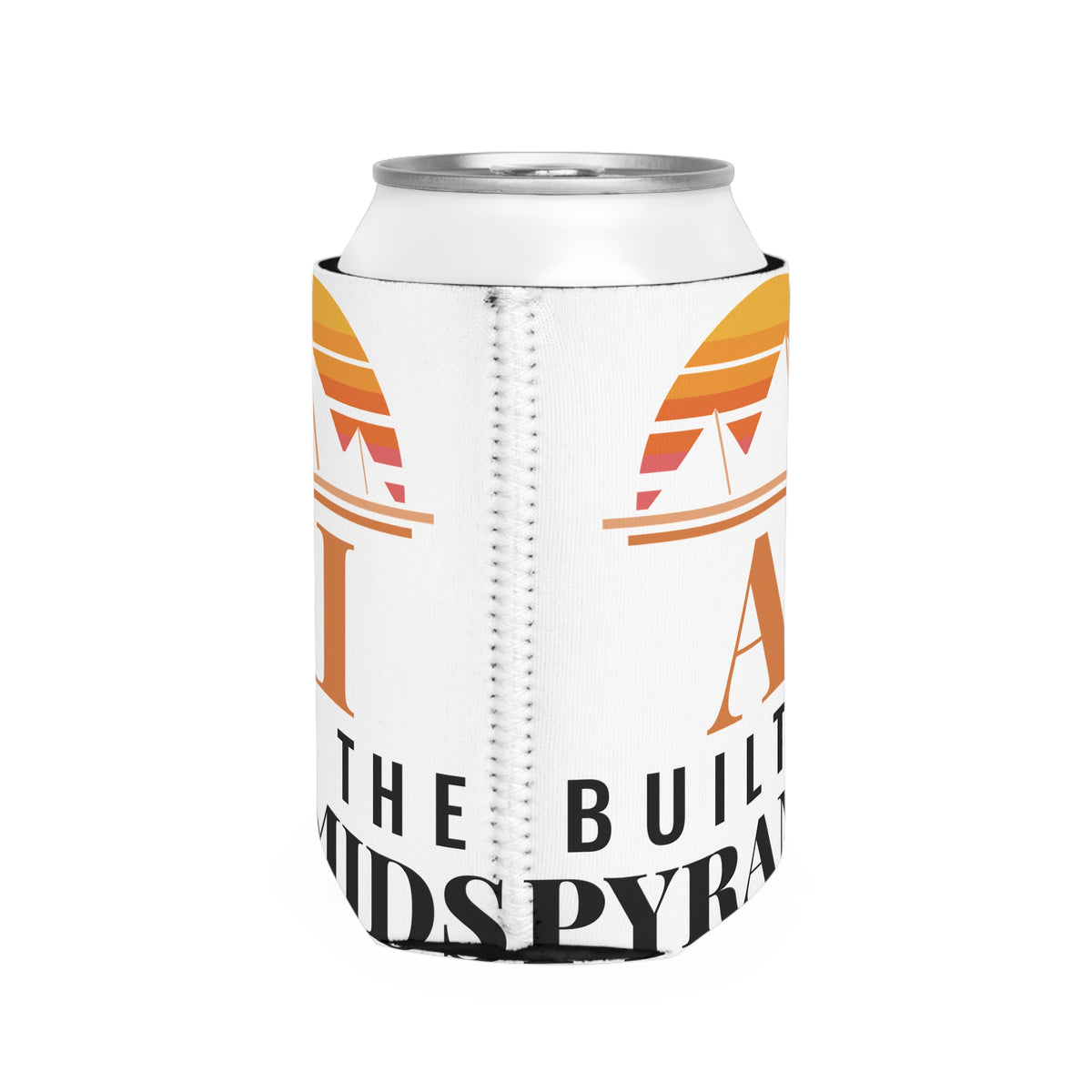 AI Built the Pyramids Koozie