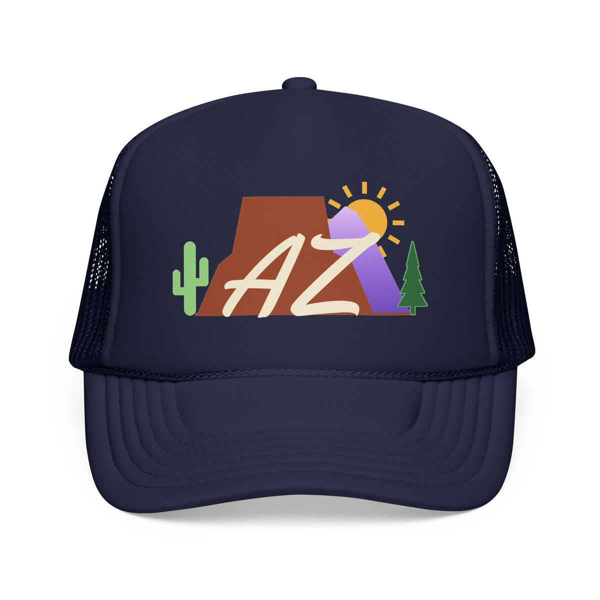 Places We Love AZ Emblem Trucker Hat