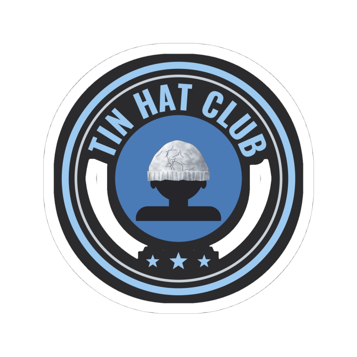 Tin Hat Club Sticker