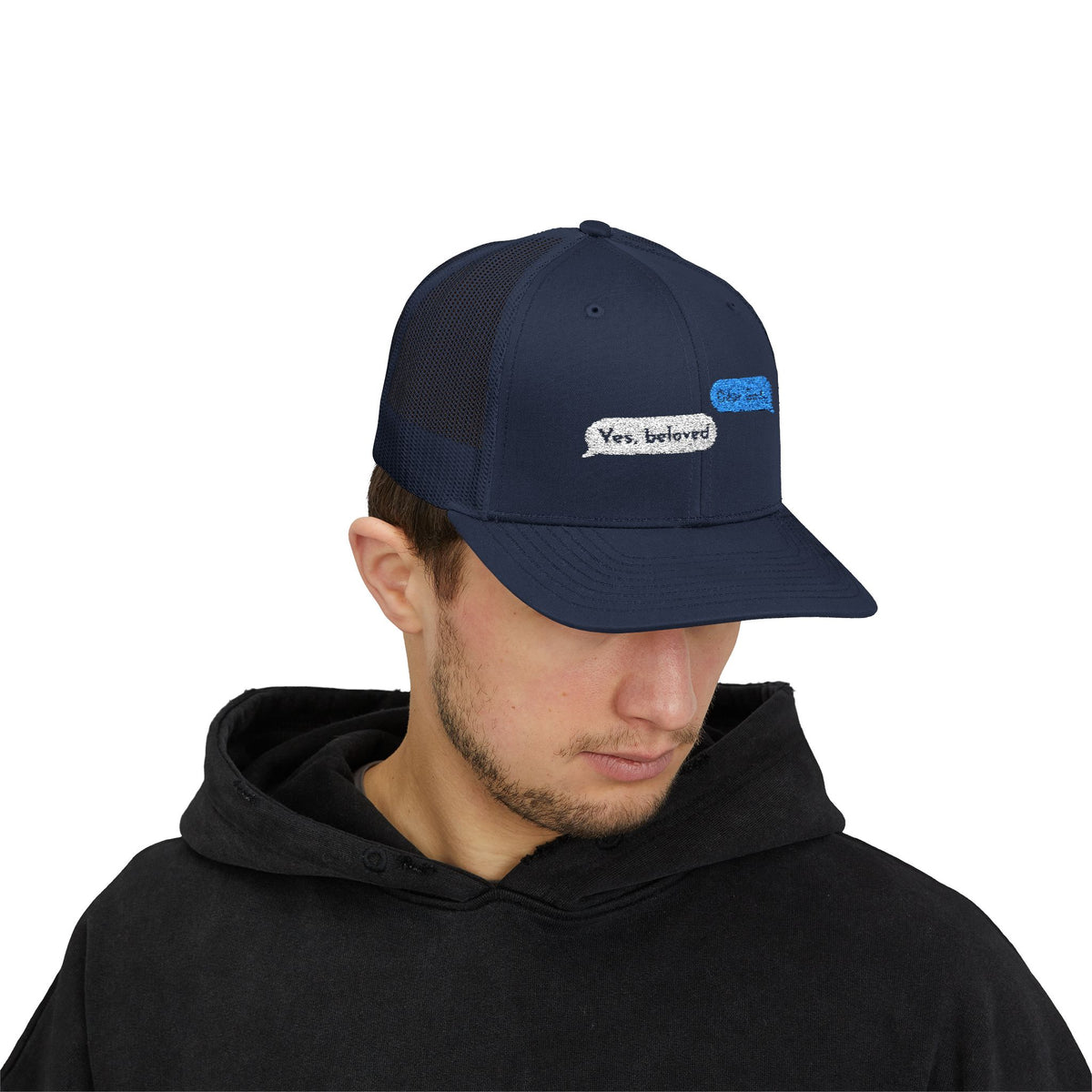 Dear God, Yes Beloved Embroidered Hat