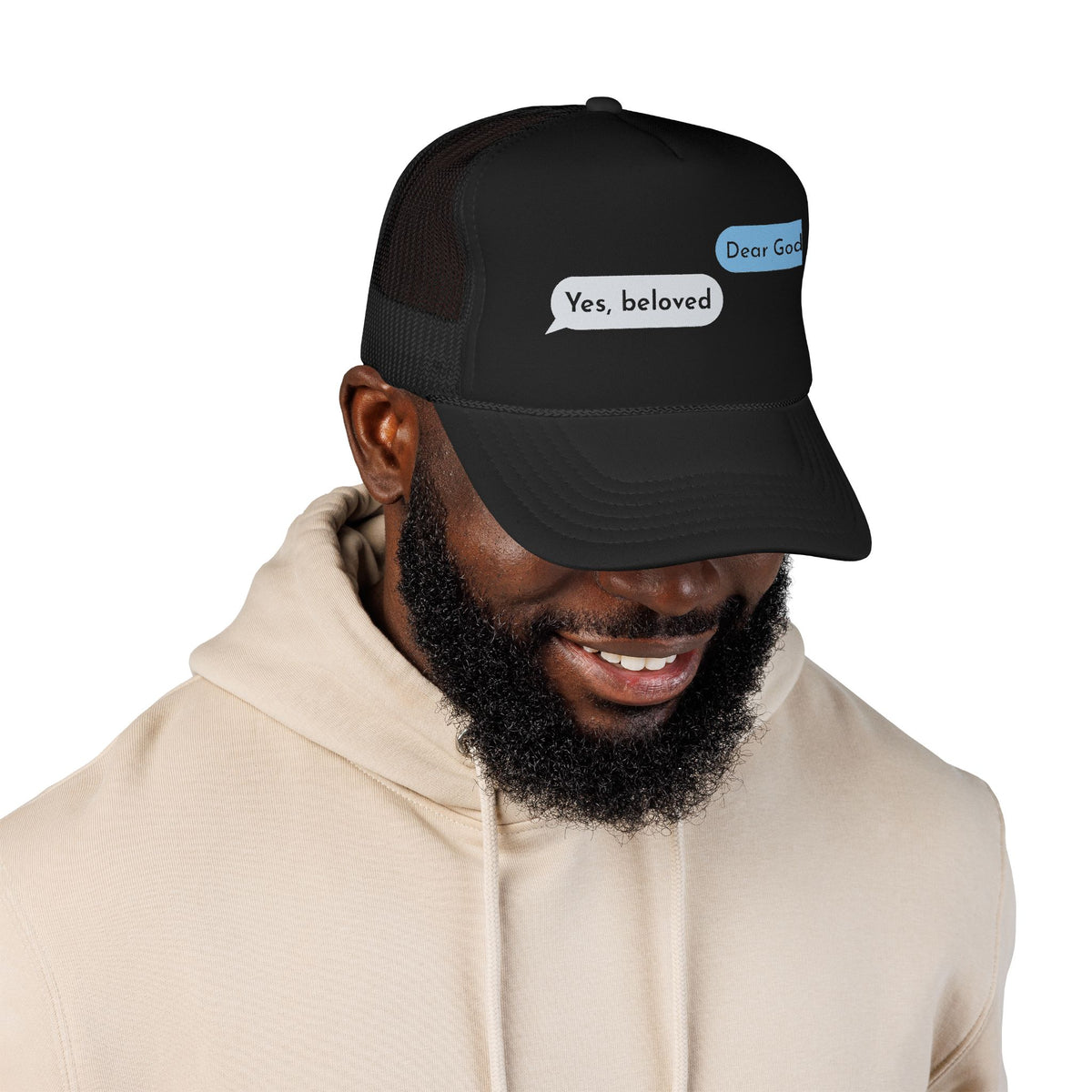 Dear God, Yes Beloved Trucker Hat