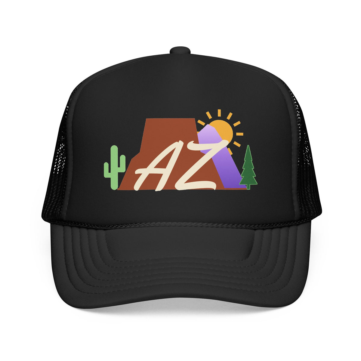 Places We Love AZ Emblem Trucker Hat