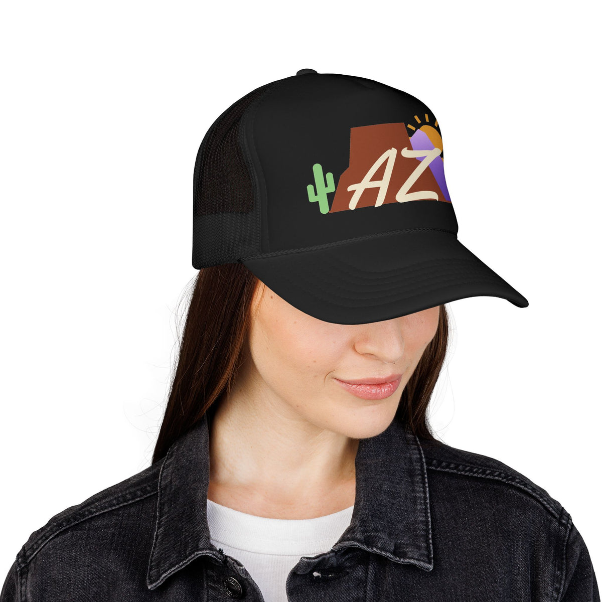 Places We Love AZ Emblem Trucker Hat