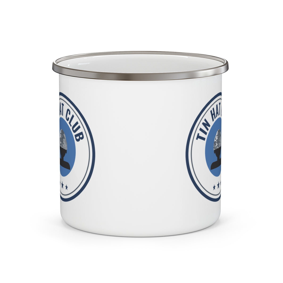 Tin Hat Club Enamel Camp Mug