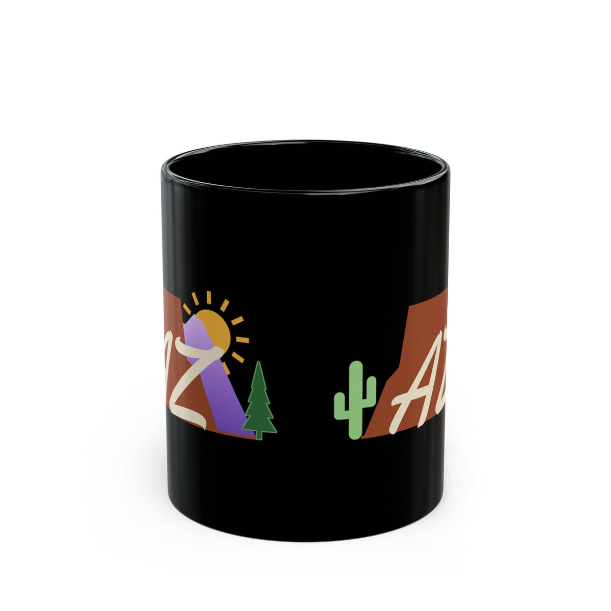 Places We Love AZ Emblem Black Mug 11oz