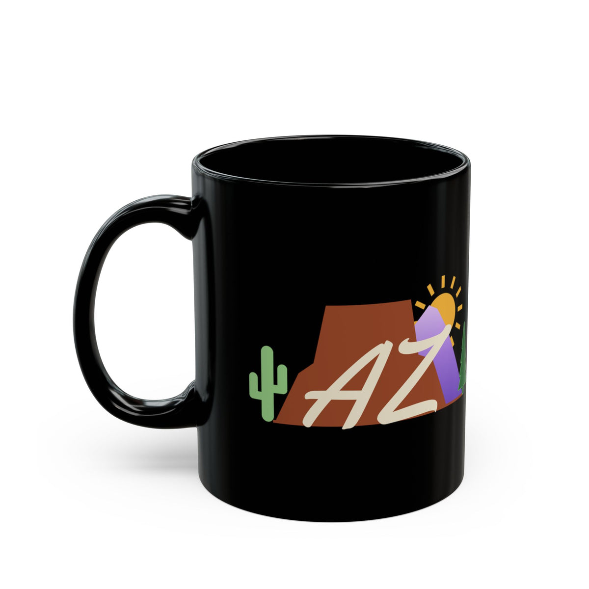 Places We Love AZ Emblem Black Mug 11oz