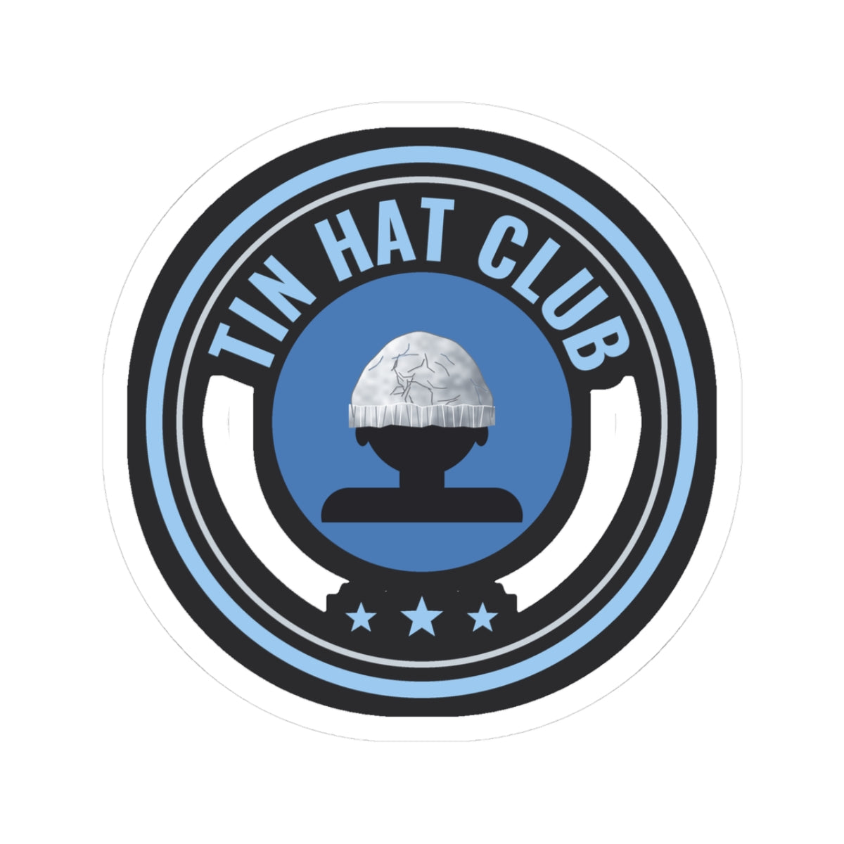 Tin Hat Club Sticker