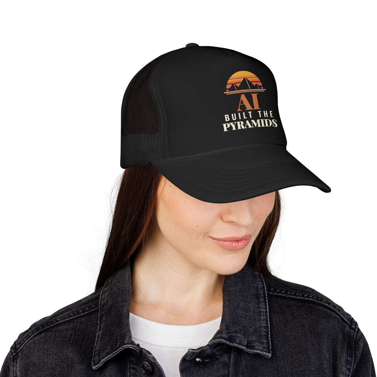 AI Built the Pyramids Trucker Hat