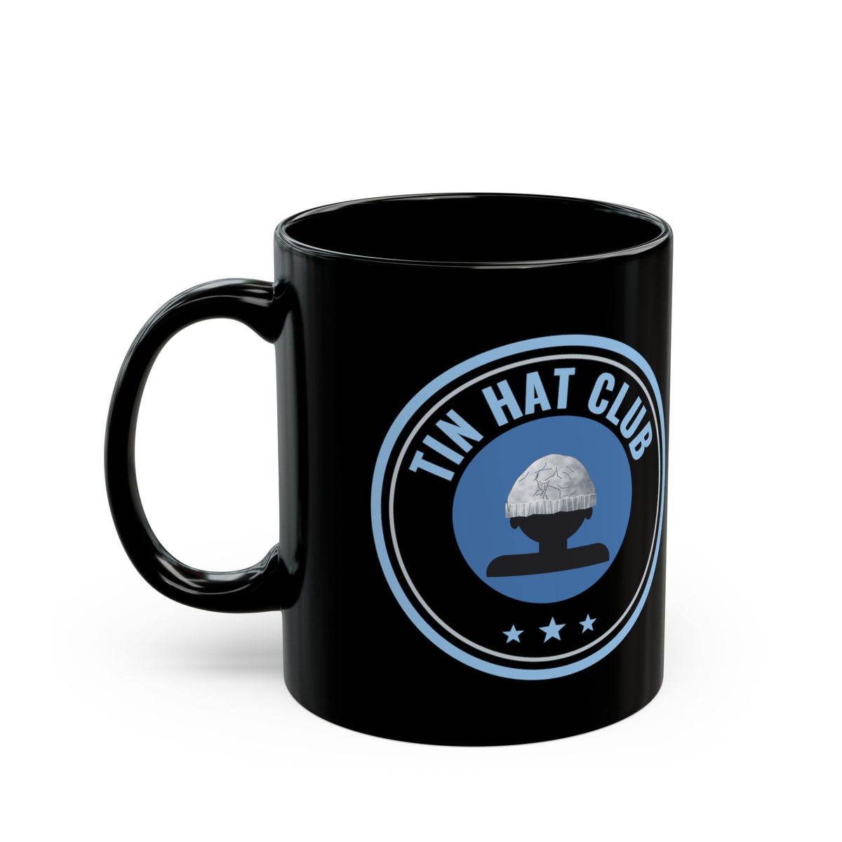 Tin Hat Club Black Mug 11oz
