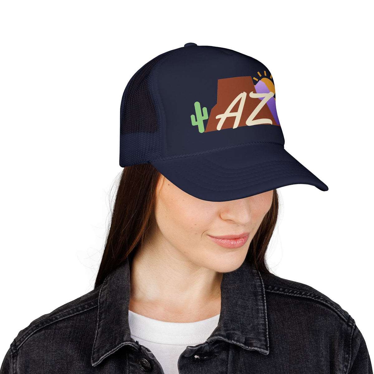 Places We Love AZ Emblem Trucker Hat