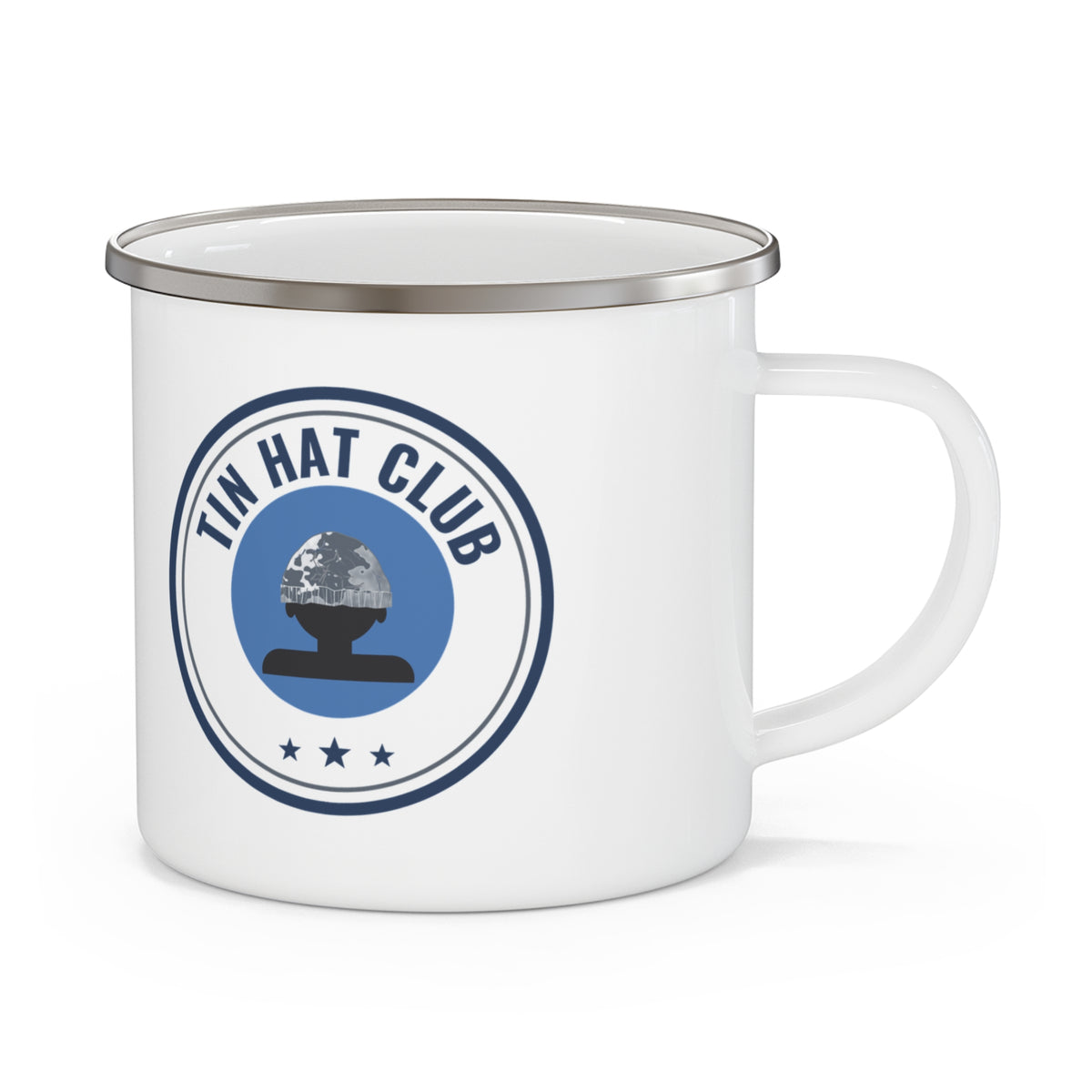 Tin Hat Club Enamel Camp Mug