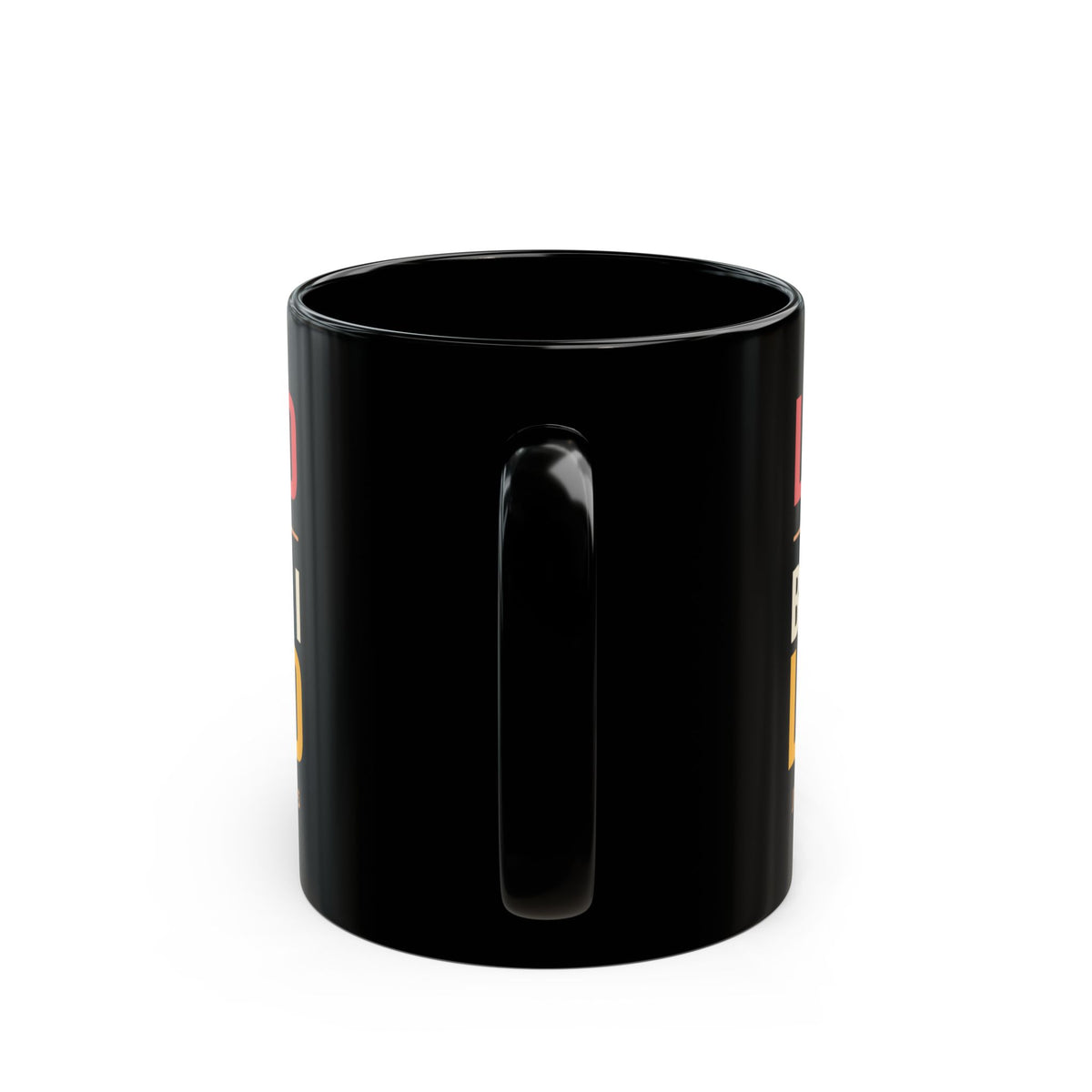 Loved Before I Lived Black Mug 11oz